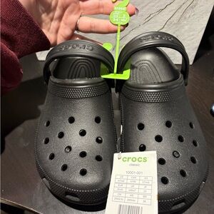 CROCS Black Classic Clogs